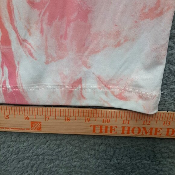 Cloth & Portrait Womens Wide Leg Palazzo Pants white Pink swirl size Small - Picture 6 of 7